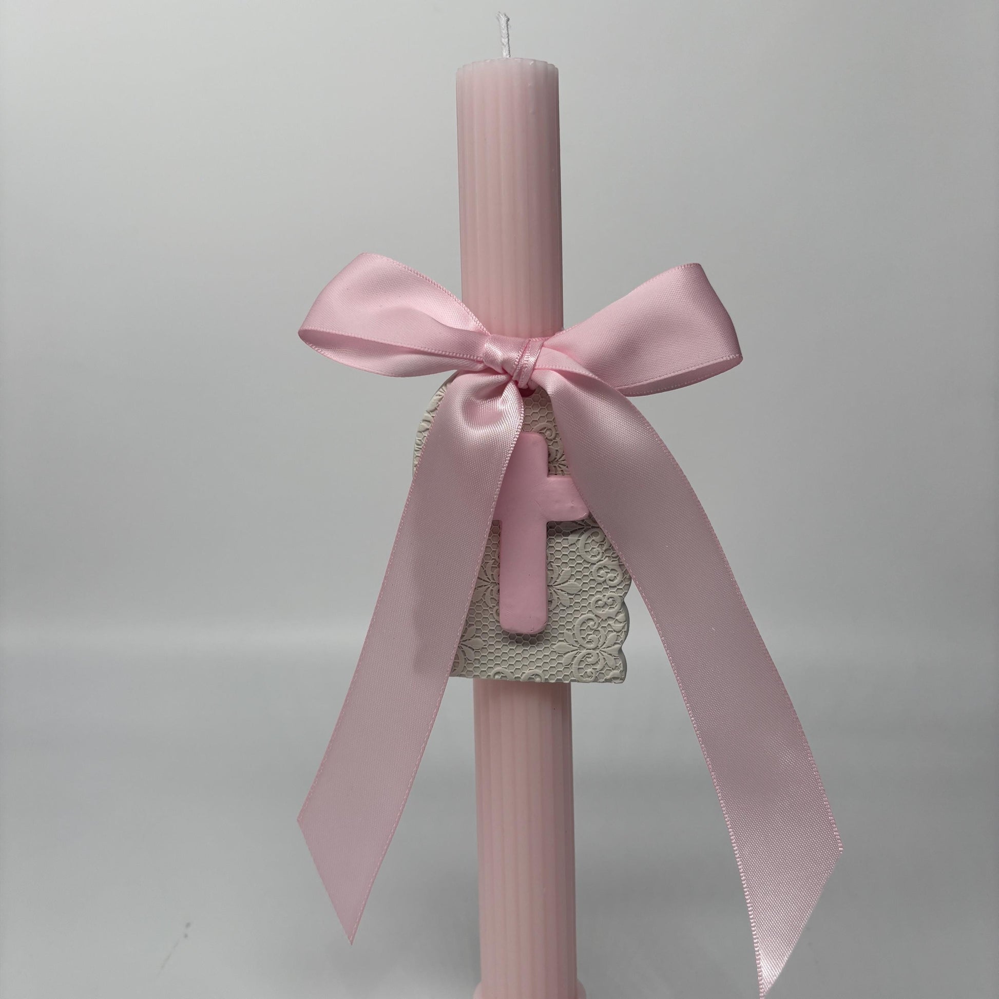 Pink Easter Palm Sunday Candle Lambatha Orthodox Easter