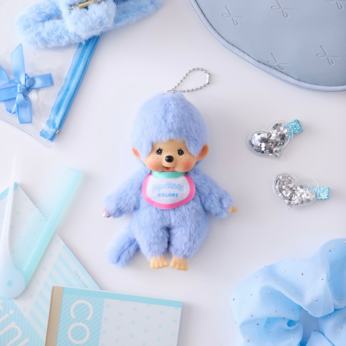 MONCHHICHI COLOURS KEYCHAIN