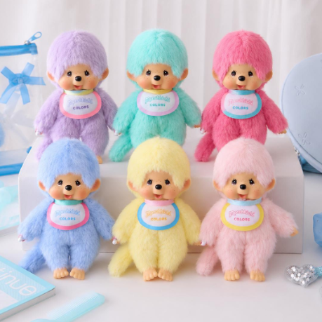 MONCHHICHI COLOURS KEYCHAIN