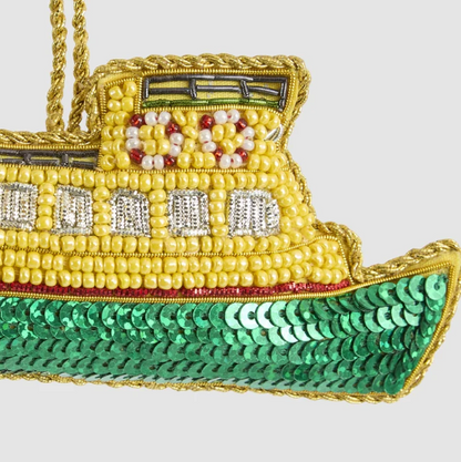SYDNEY FERRY BEADED CHRISTMAS TREE ORNAMENT