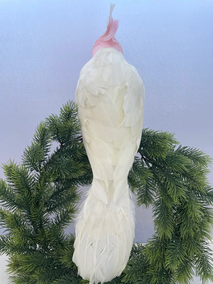 Large white galah Australian Christmas tree decoration