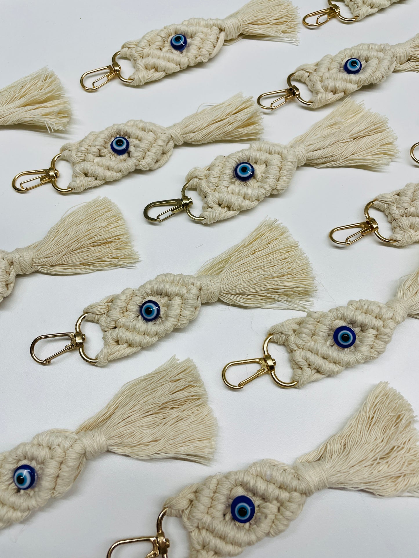 5 x EXIL EYE MACRAME KEYCHAIN
