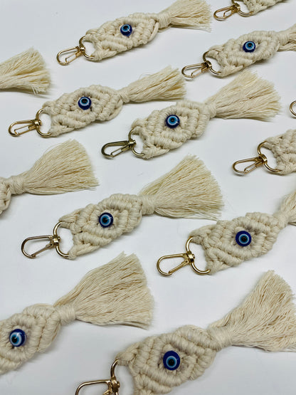 5 x EXIL EYE MACRAME KEYCHAIN
