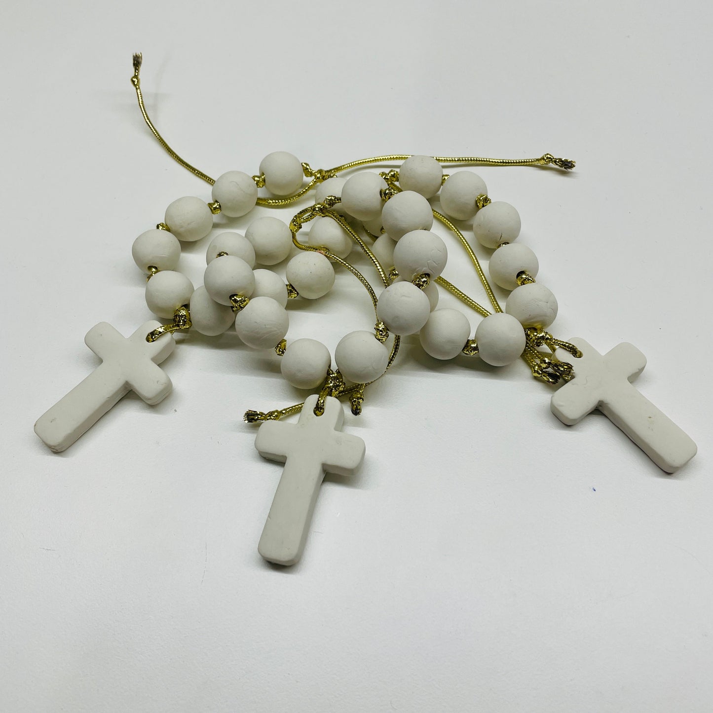 CLAY BEADS BOMBONIERE PERSONALISED TAG READY MADE BOXED