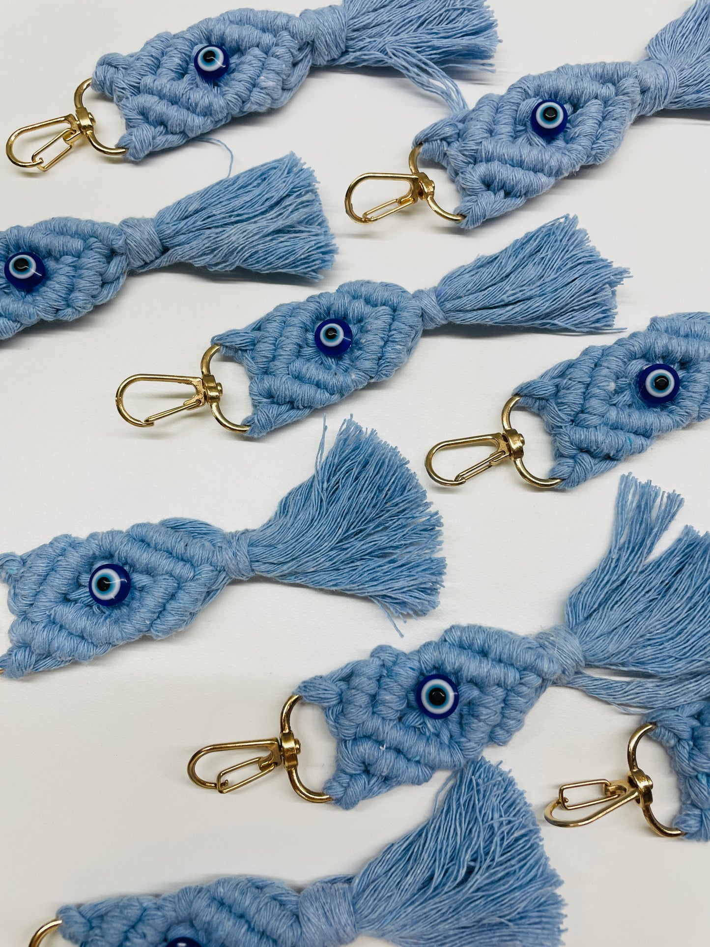 5 x EXIL EYE MACRAME KEYCHAIN