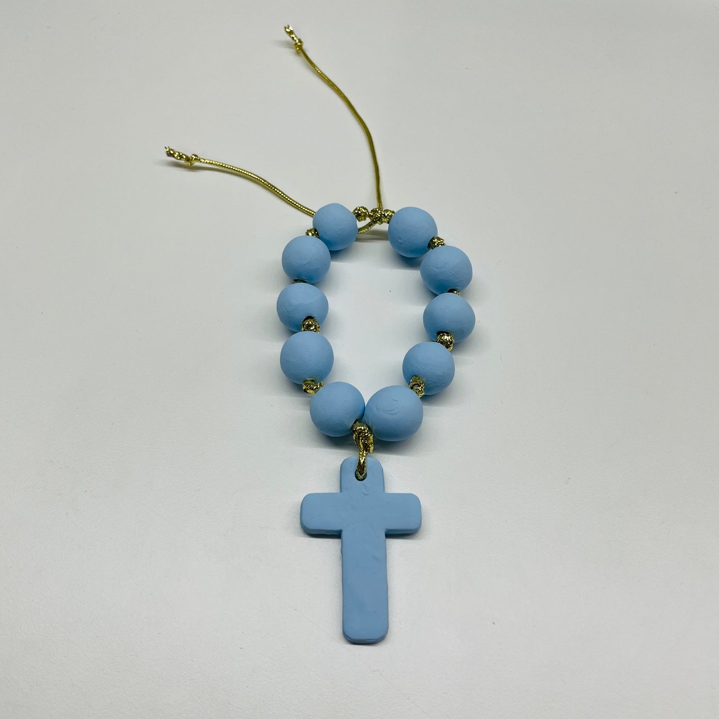 CLAY BEADS BOMBONIERE PERSONALISED TAG READY MADE BOXED