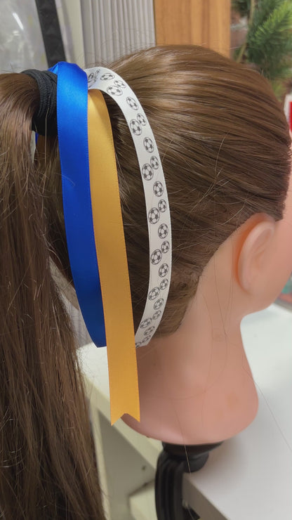 SOCCER RIBBONS SET OF 3
