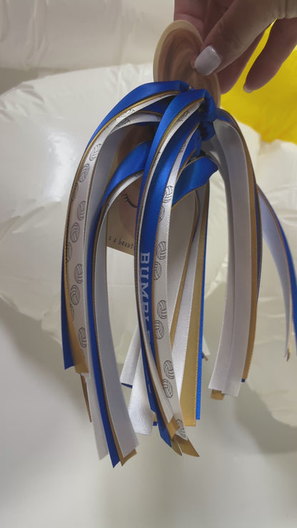 NETBALL RIBBONS SET OF 3