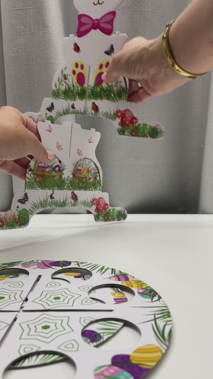 RABBIT EASTER EGG STAND
