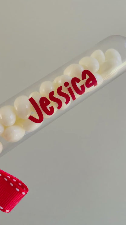 PERSONALISED CHRISTMAS CANDY TUBE