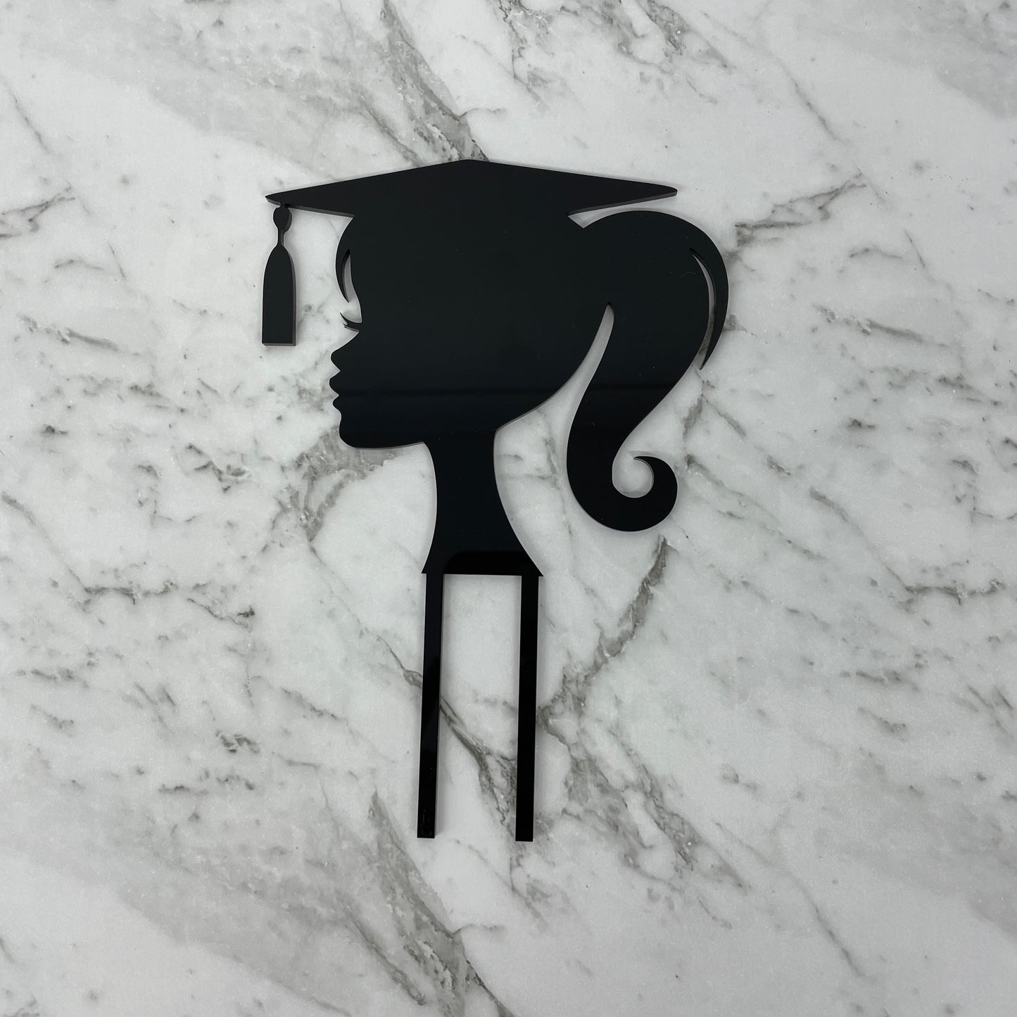 GRADUATION GIRL CAKE TOPPER