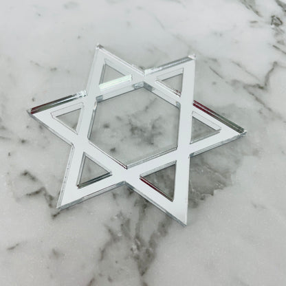 STAR OF DAVID NAPKIN RING HOLDERS SET OF 6