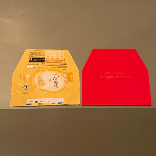 ALDI CHOCEUR MINI WRAPPER TEMPLATE