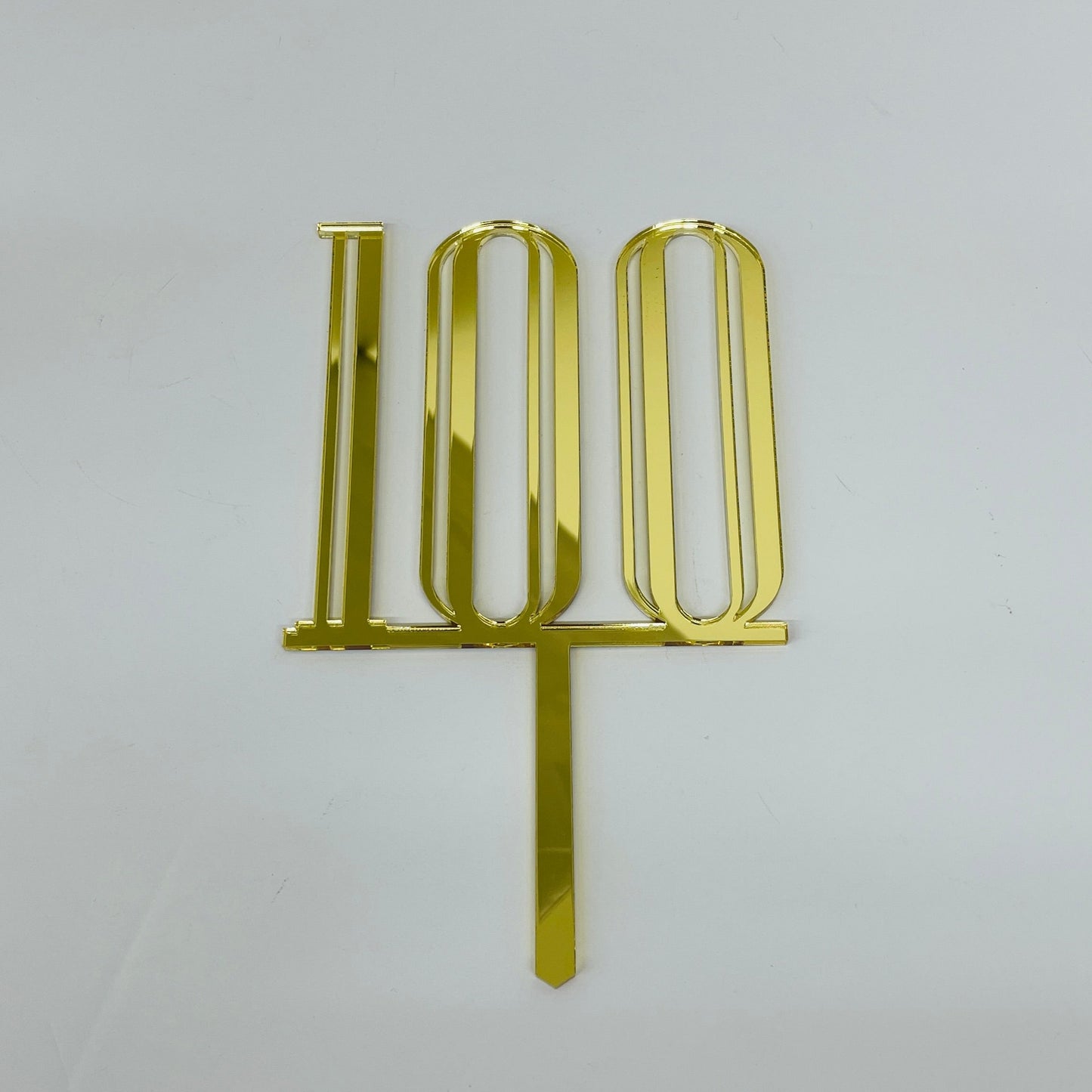 100TH BIRTHDAY ACRYLIC CAKE TOPPER