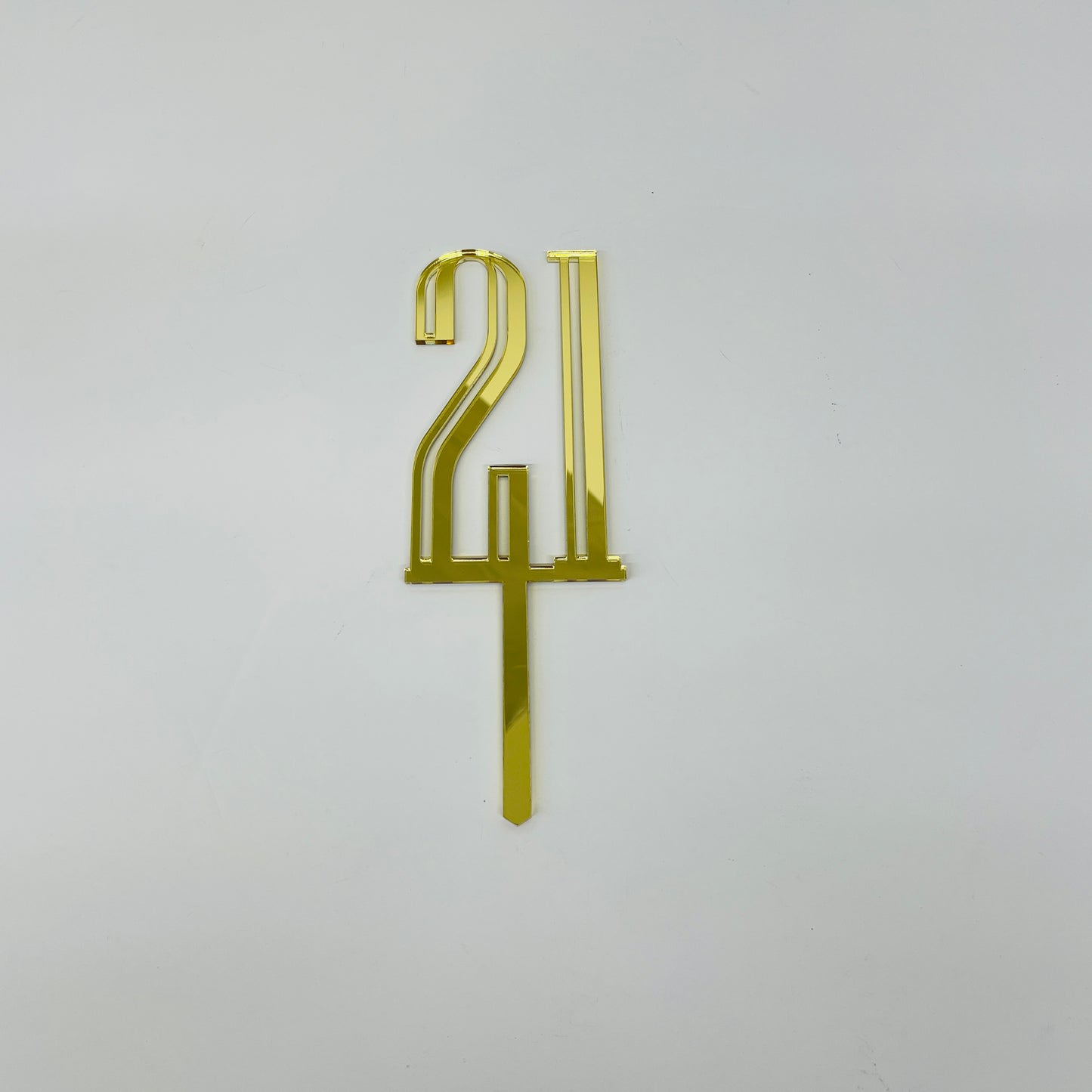 21ST BIRTHDAY ACRYLIC CAKE TOPPER