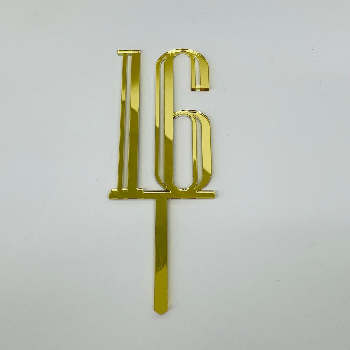 16TH BIRTHDAY ACRYLIC CAKE TOPPER