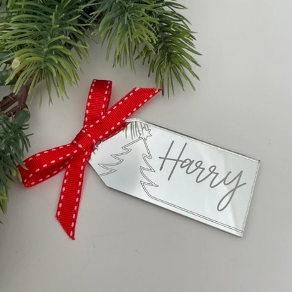 ACRYLIC CHRISTMAS GIFT TAGS