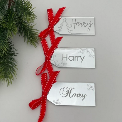 ACRYLIC CHRISTMAS GIFT TAGS