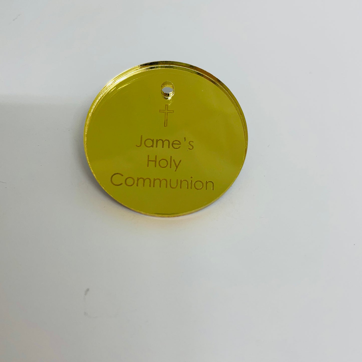 10 X PERSONALISED ACRYLIC NAME TAGS CUSTOM ORDERS