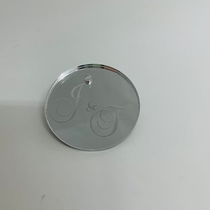 10 X PERSONALISED ACRYLIC NAME TAGS CUSTOM ORDERS
