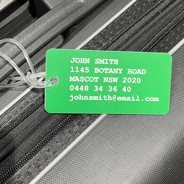 PERSONALISED LUGGAGE TAG