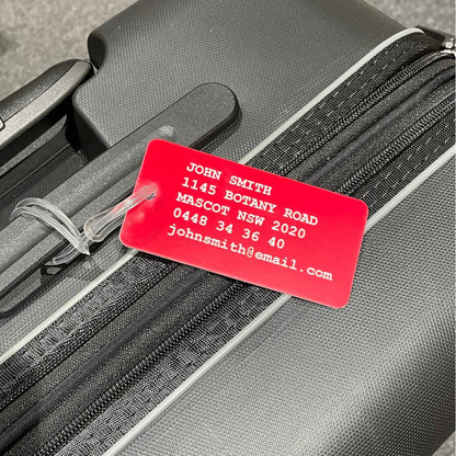 PERSONALISED LUGGAGE TAG
