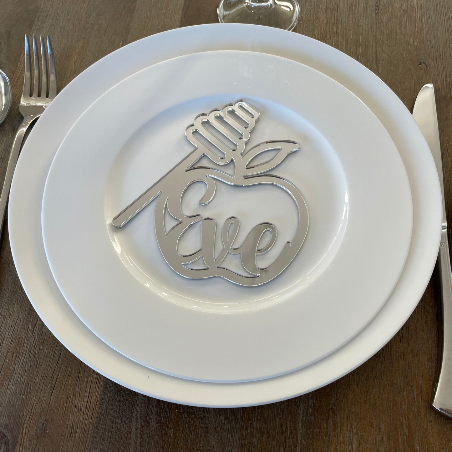 HONEY & APPLE CUSTOM NAME TABLE PLACE CARD