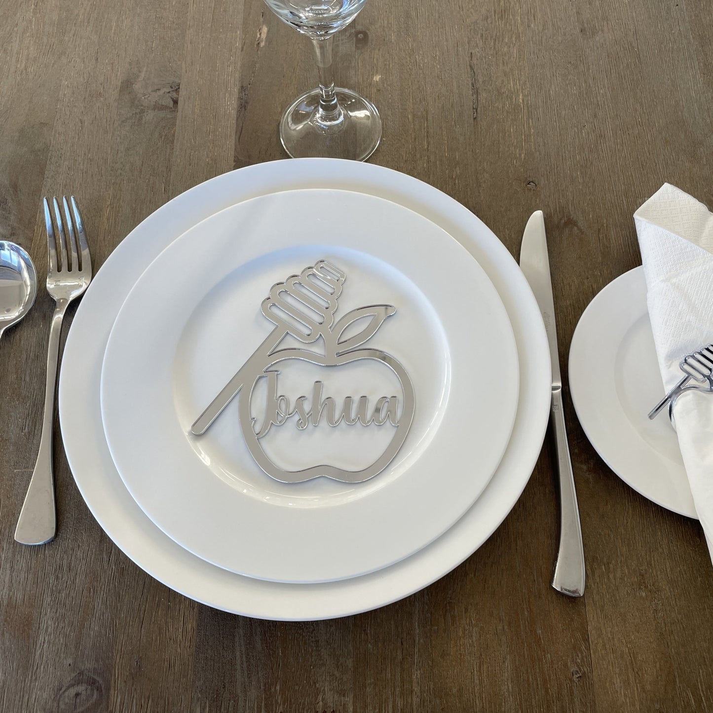 HONEY & APPLE CUSTOM NAME TABLE PLACE CARD