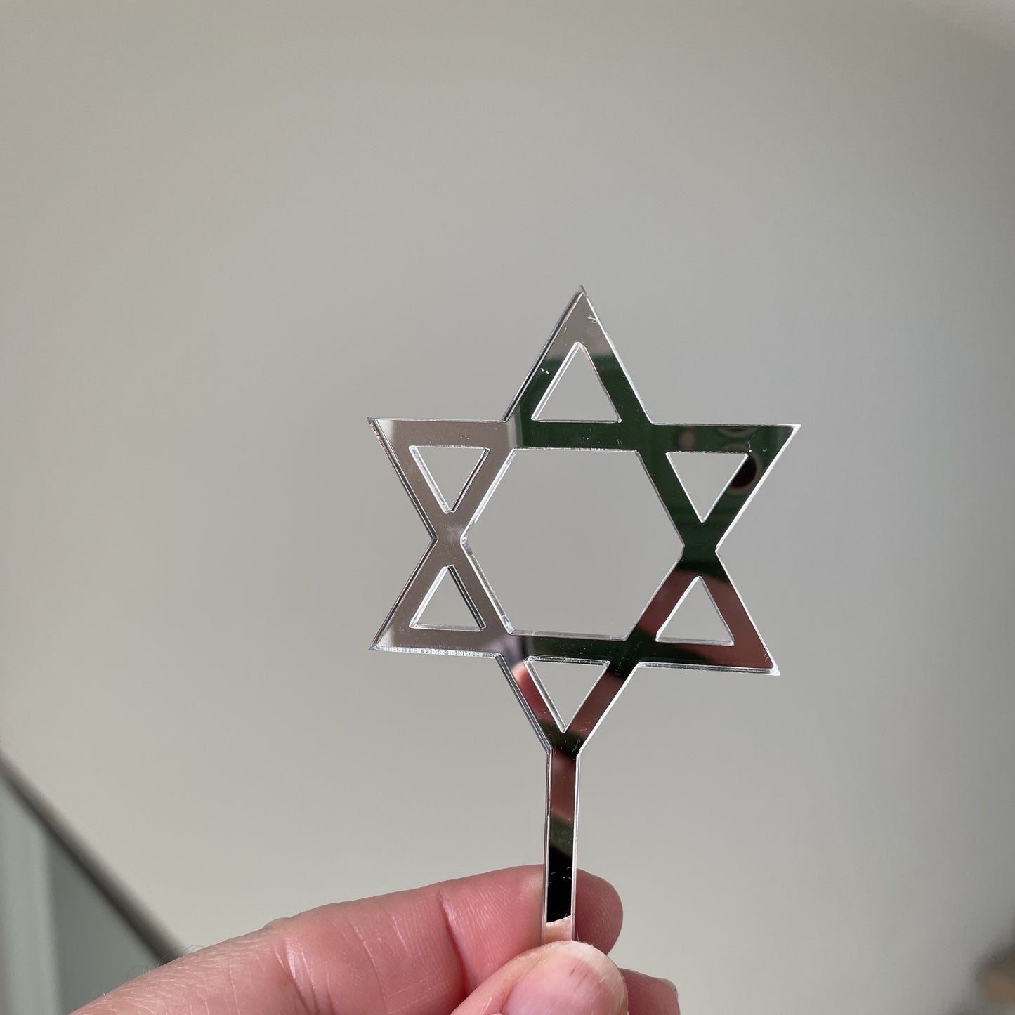 STAR OF DAVID CUPCAKE TOPPERS SET OF 6
