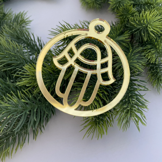 HANUKKAH HAMSA BAUBLE