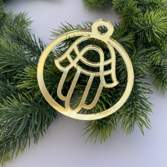 HANUKKAH HAMSA BAUBLE