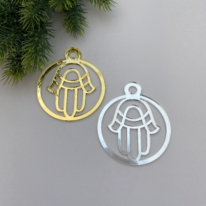 HANUKKAH HAMSA BAUBLE