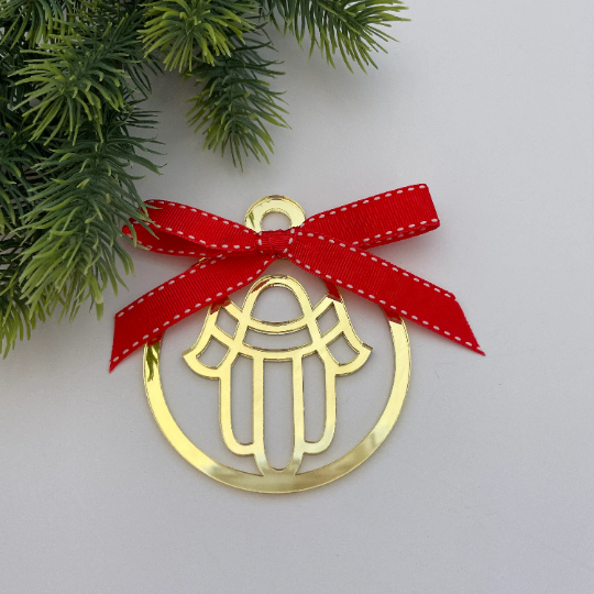 HANUKKAH HAMSA BAUBLE