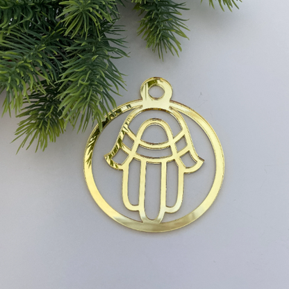HANUKKAH HAMSA BAUBLE