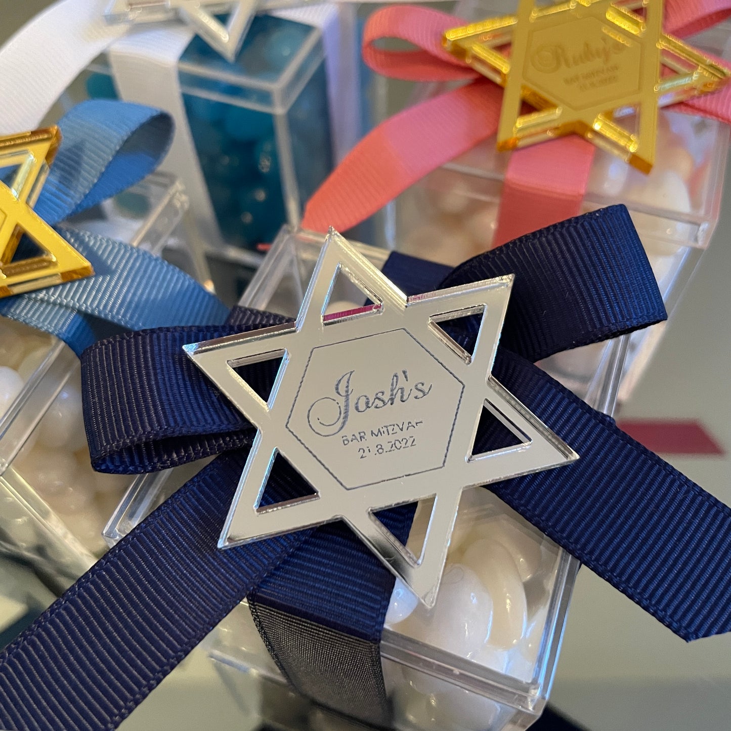 10 X Bat Mitzvah and Bar Mitzvah Favors Top Star of David