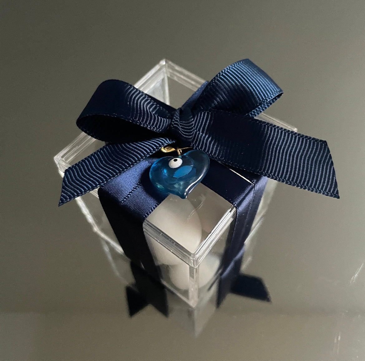10 x EVIL EYE HEART BOMBONIERE