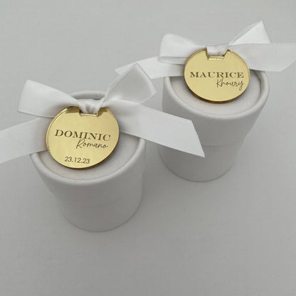 10 X PERSONALISED ACRYLIC TAGS