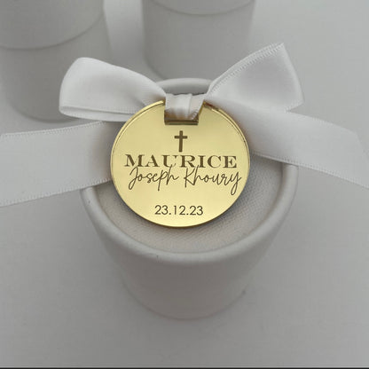 10 X PERSONALISED ACRYLIC TAGS