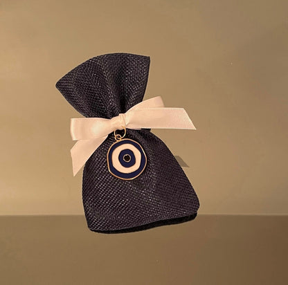 10 X JUTE POUCHES