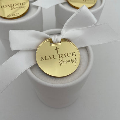 10 X PERSONALISED ACRYLIC TAGS