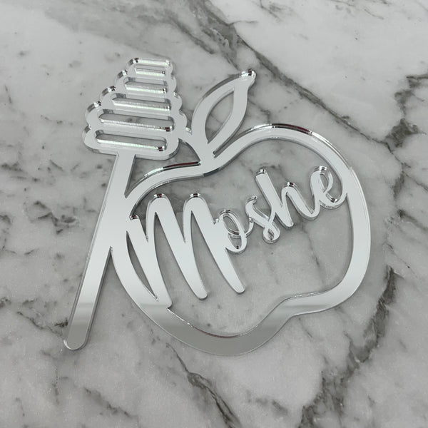 HONEY & APPLE CUSTOM NAME TABLE PLACE CARD