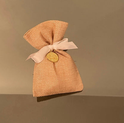10 X JUTE POUCHES