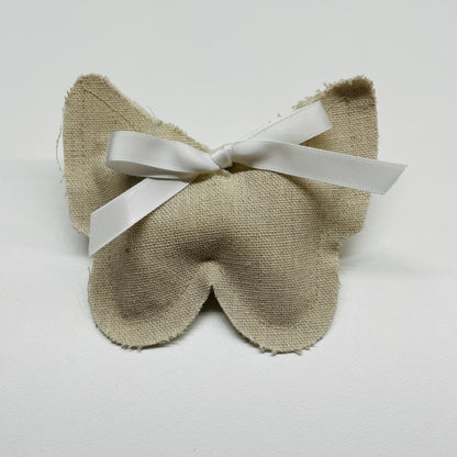 10 X BUTTERFLY BOMBONIERE POUCHES WITH RIBBON