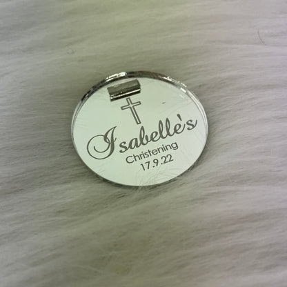 10 X PERSONALISED ACRYLIC NAME TAGS