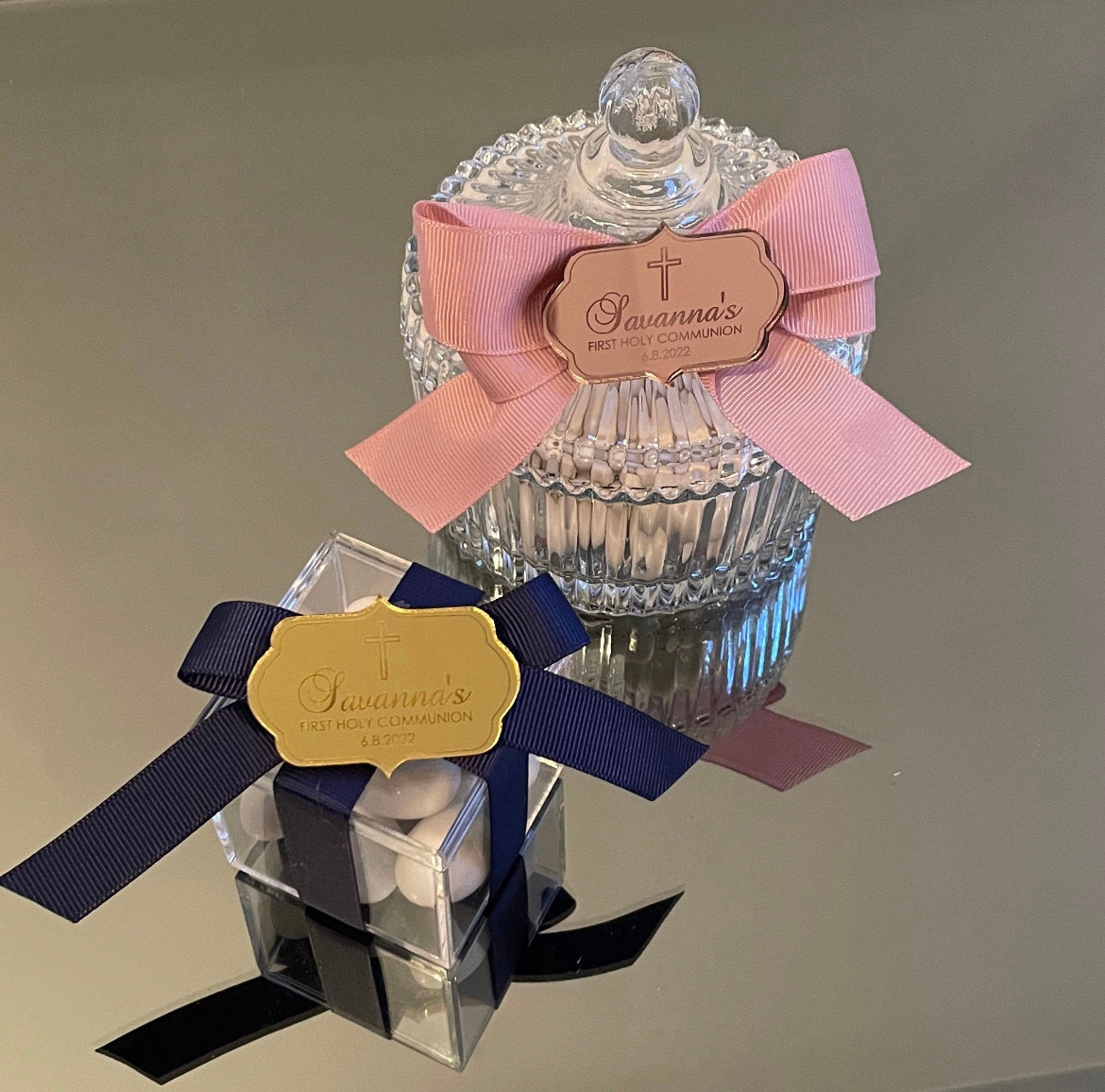 10 x PERSONALISED ACRYLIC PLAQUE TAG