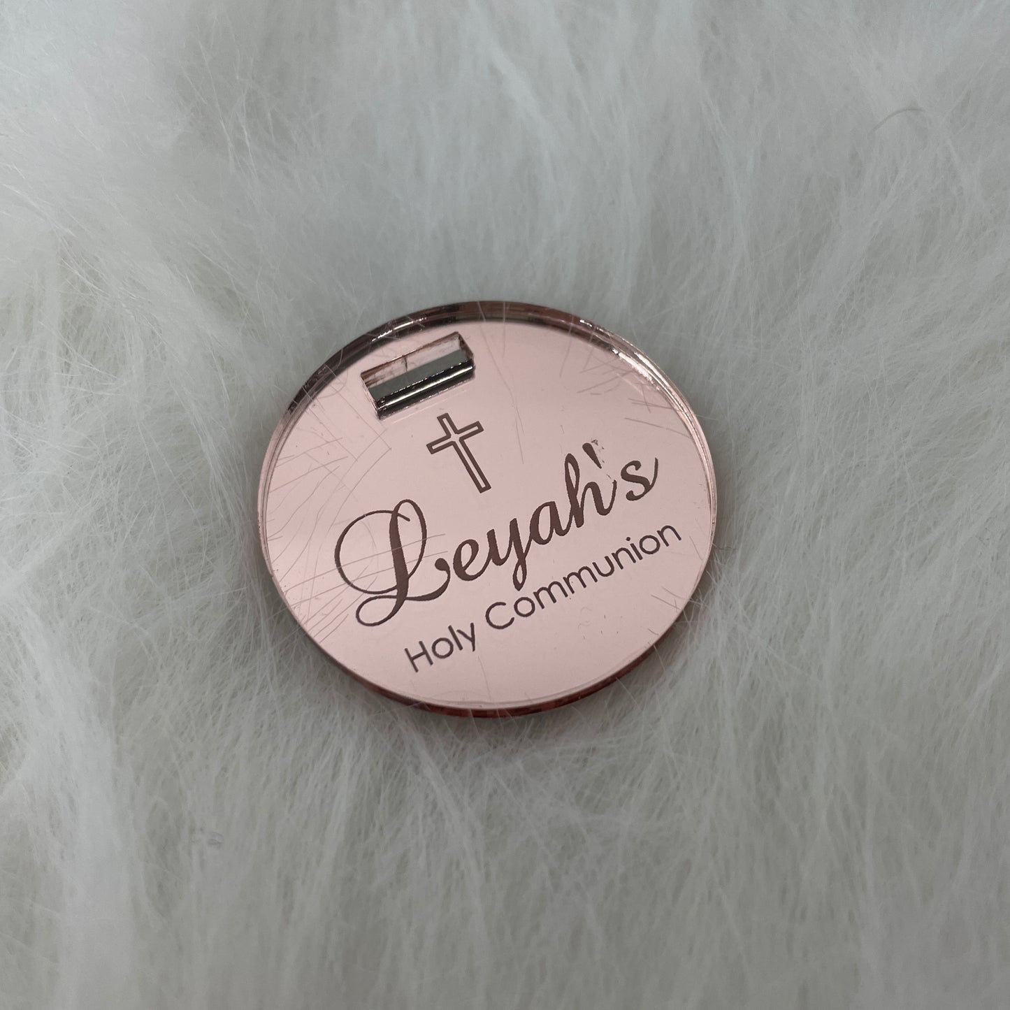 10 X PERSONALISED ACRYLIC NAME TAGS