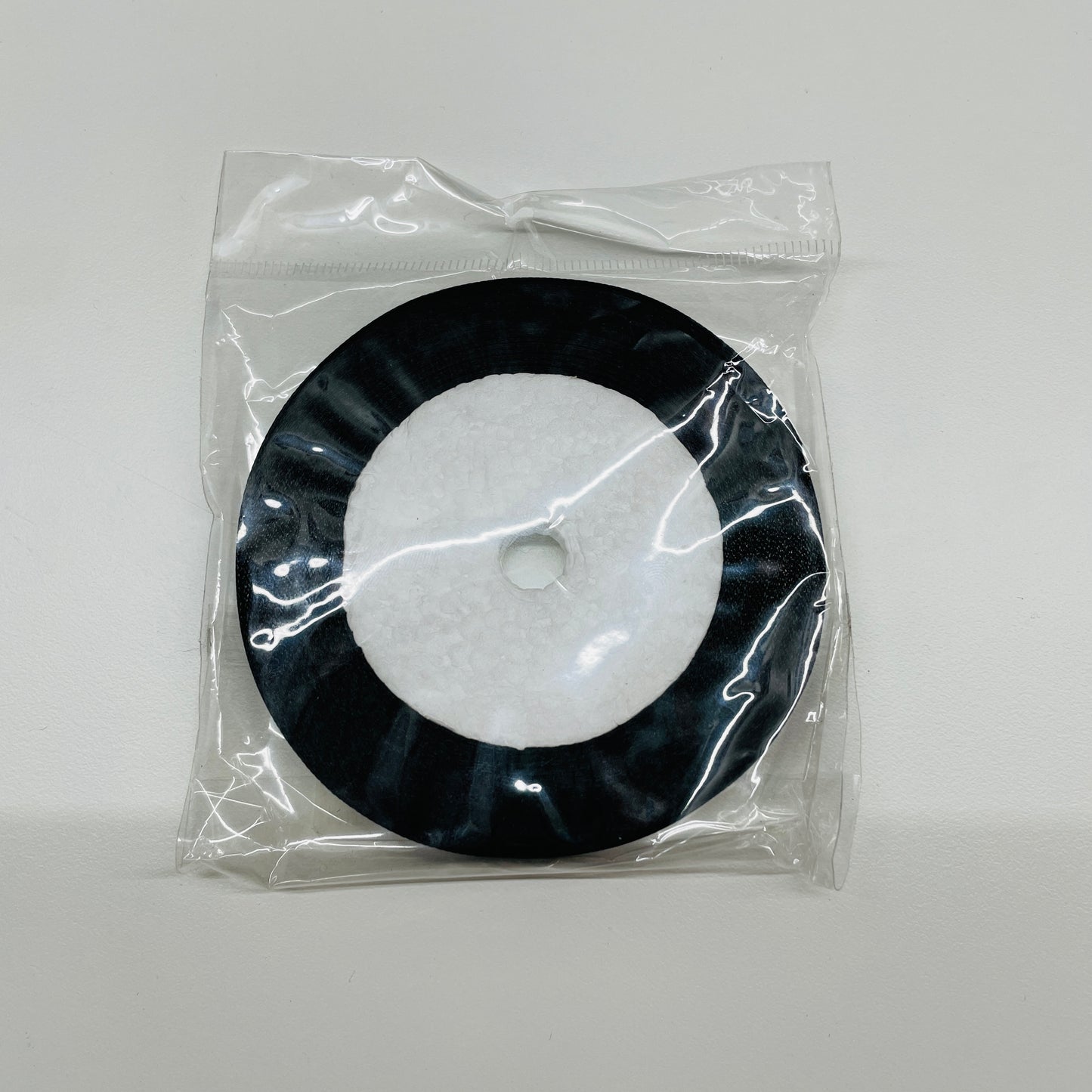RAMADAN MUBARAK BLACK GOLD SATIN RIBBON