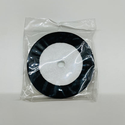 RAMADAN MUBARAK BLACK GOLD SATIN RIBBON