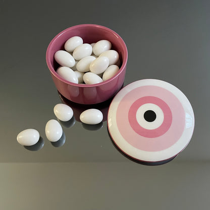 EVIL EYE MATI CERAMIC TRINKET BOX BOMBONIERE