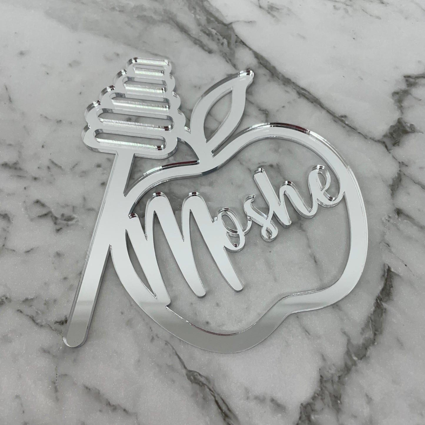 HONEY & APPLE CUSTOM NAME TABLE PLACE CARD